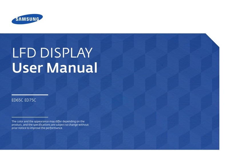 Samsung ED65C User manual Samsung ED65C User manual