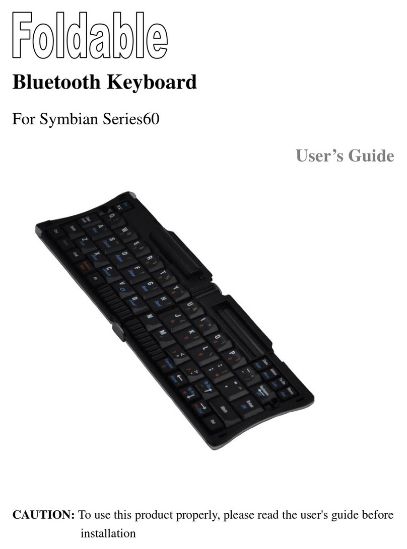 Nokia Foldable Bluetooth Keyboard User manual