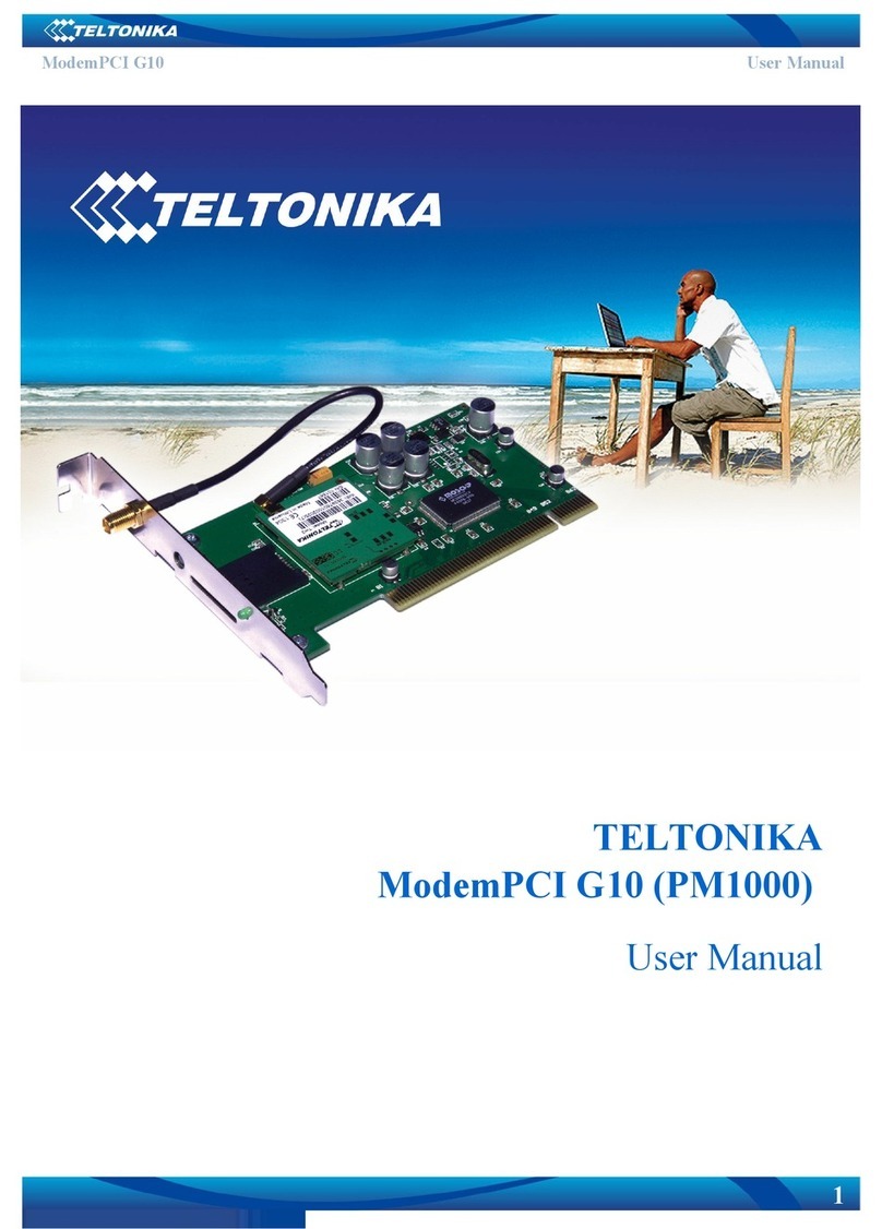 Teltonika ModemPCI G10 User manual