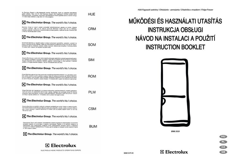 Electrolux ERB 2523 Instruction booklet
