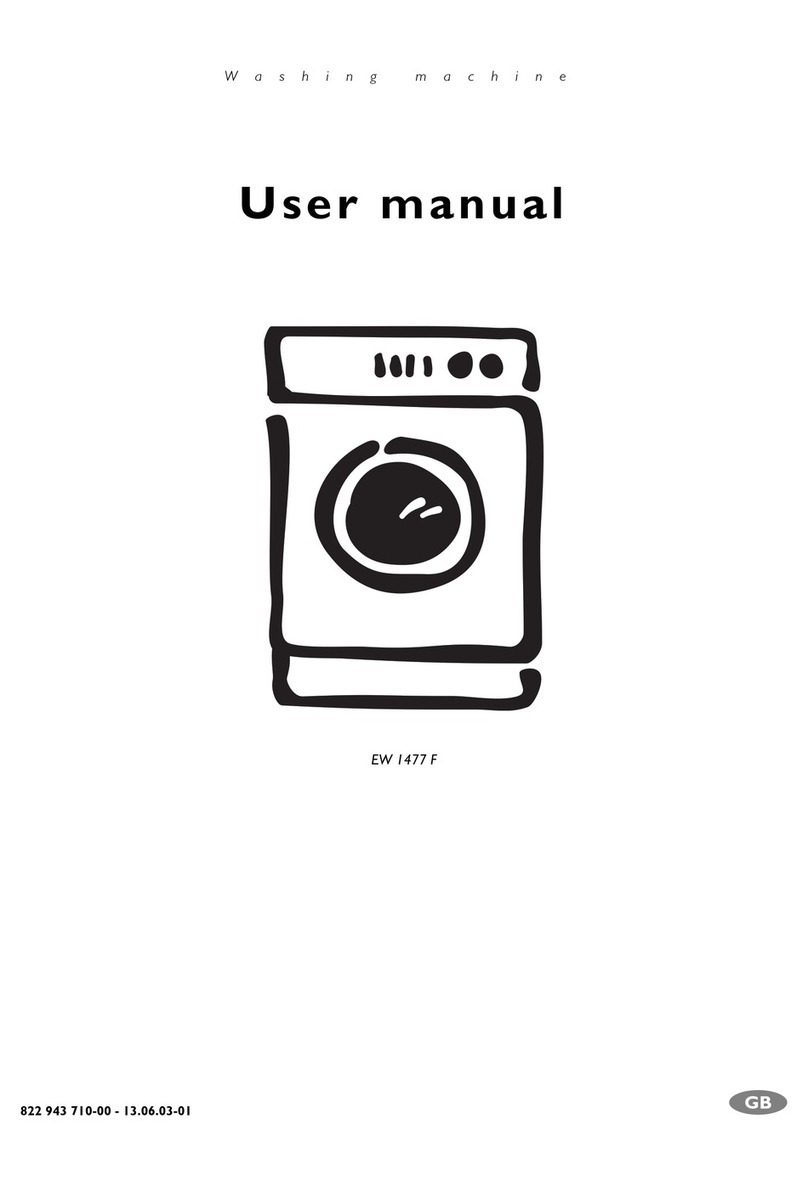 Electrolux EW 1477 F user manual