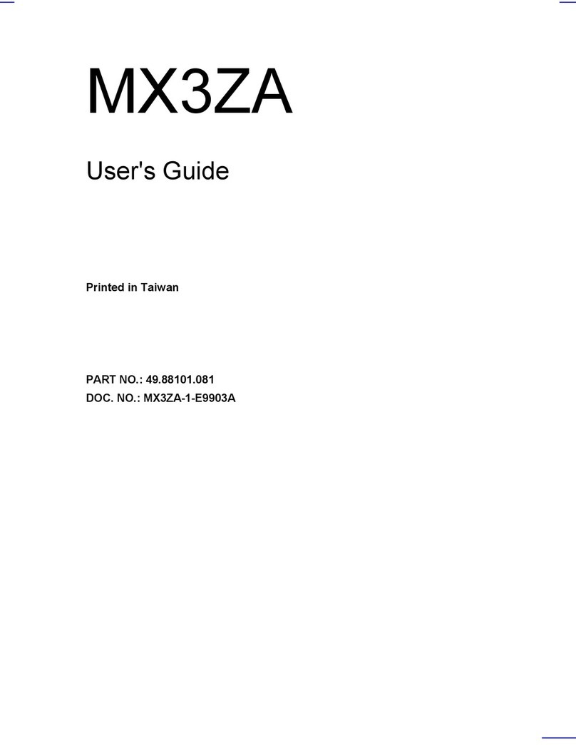 AOpen MX3ZA user guide