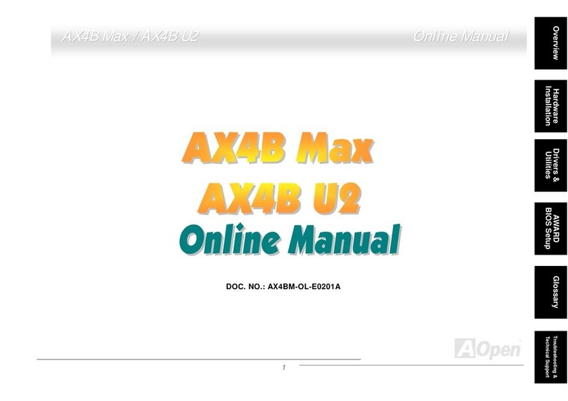 AOpen AX4B Max manual&nbsp;