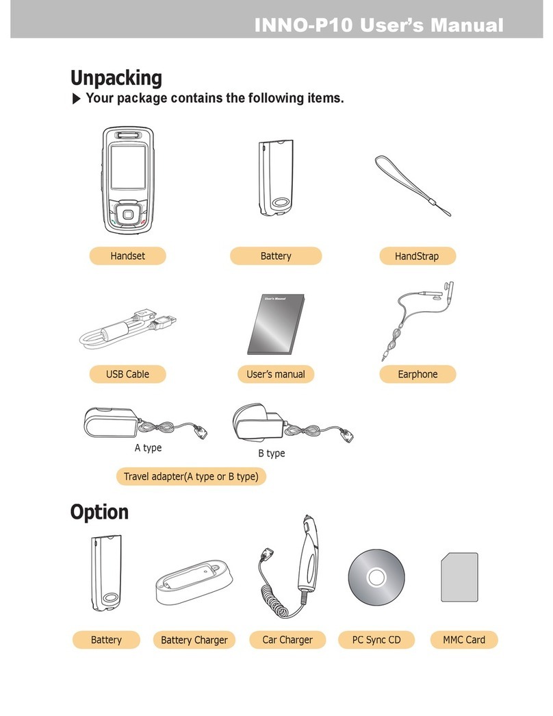 INNOSTREAM INNO-P10 User manual INNOSTREAM INNO-P10 User manual