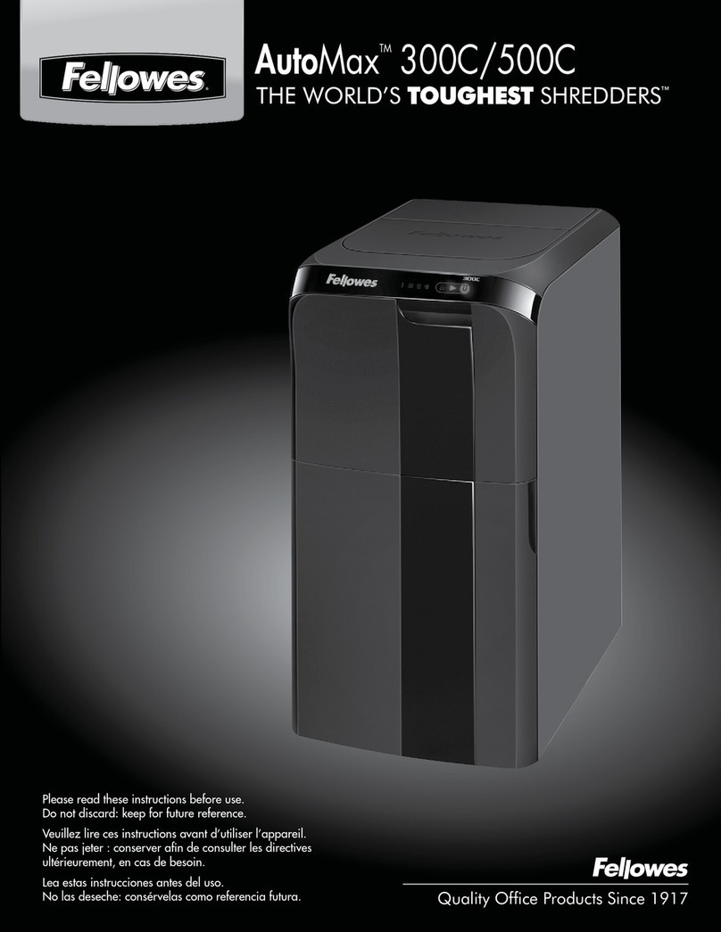 Fellowes AutoMax 300C Quick manual