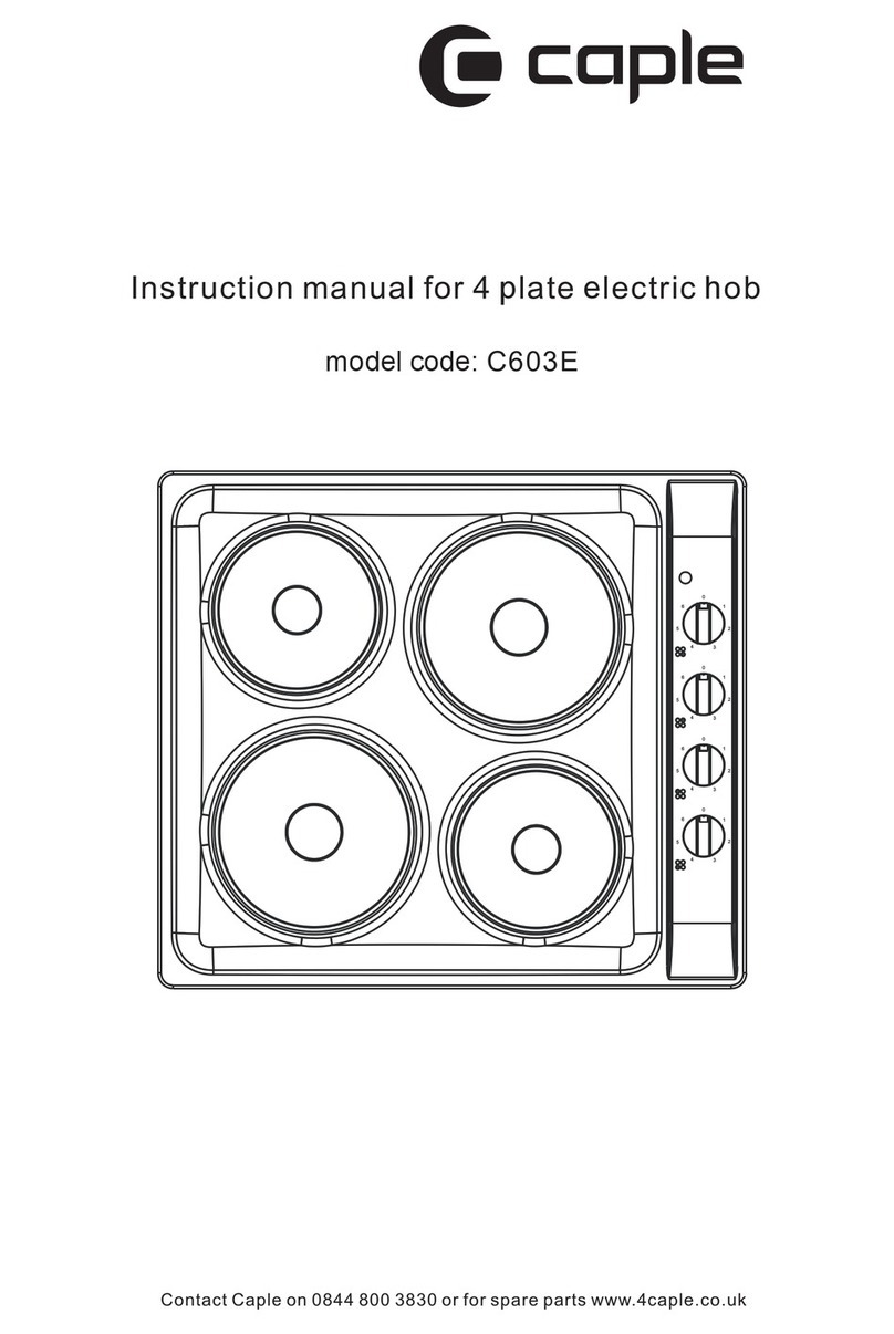 Caple C603E User manual