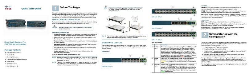 Cisco ESW 500 Series User manual