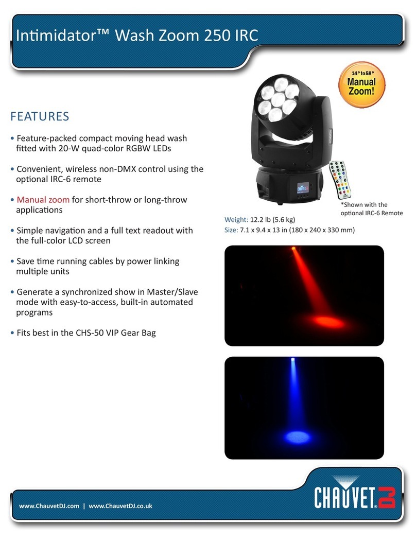 Chauvet Intimidator COLOR LED User manual