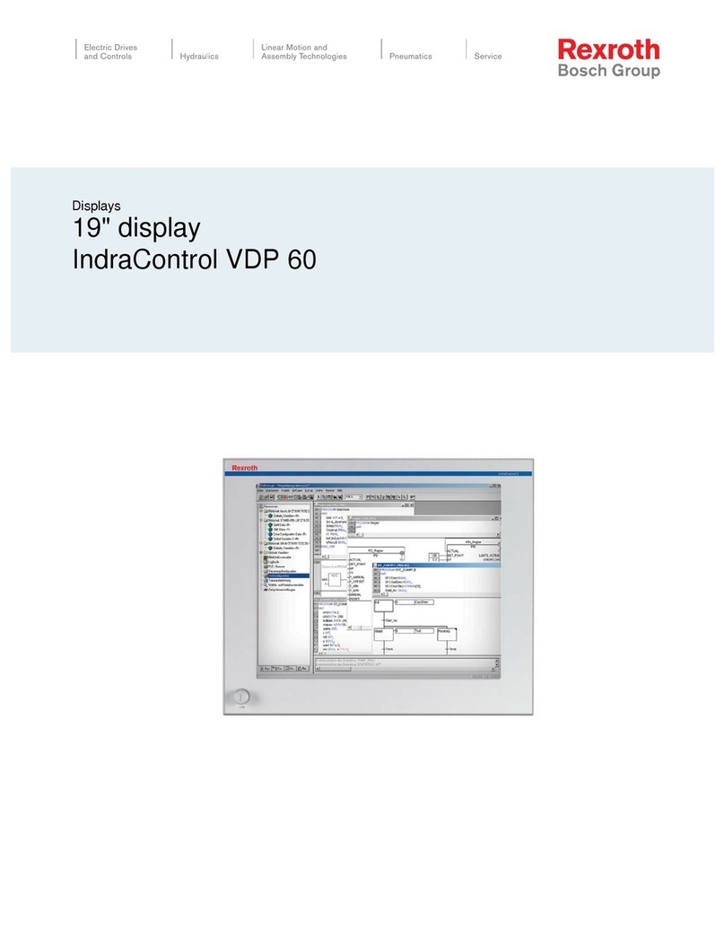 Bosch IndraControl VDP 60 User manual