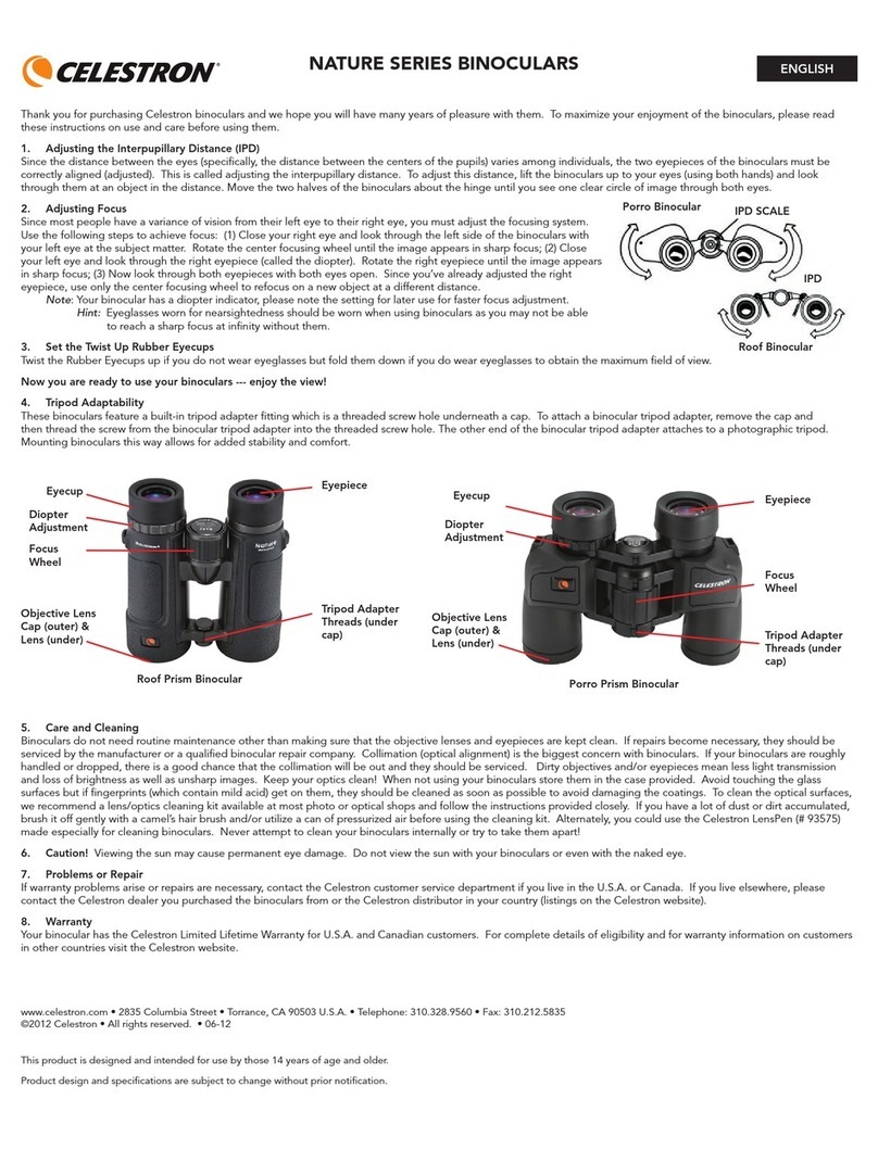 Celestron NATURE SERIES User manual