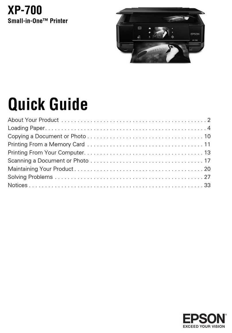 Epson Small-in-One XP-700 User manual