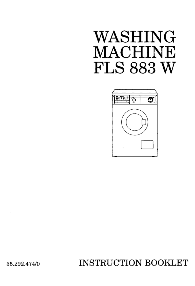 Zanussi FLS 883 W User manual