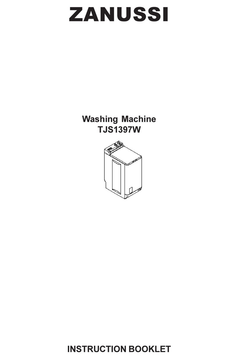 Zanussi TJS1397W Instruction booklet