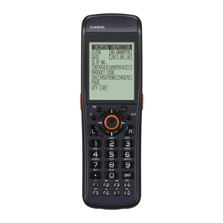 Casio DT-970M50E User manual