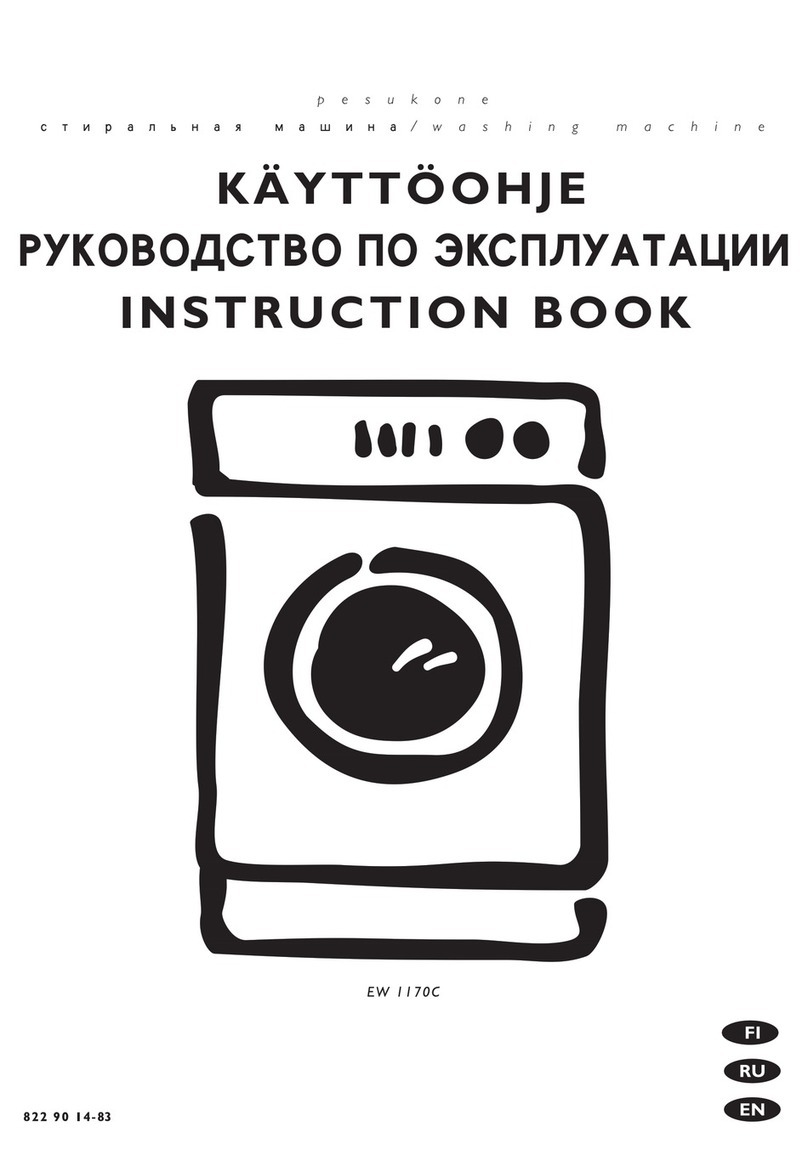Electrolux EW 1170 C Instruction book