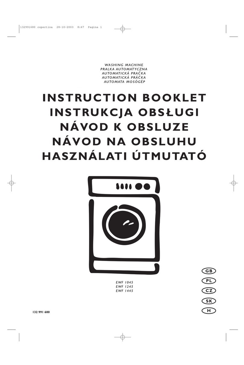 Electrolux EWF 1445 Instruction booklet