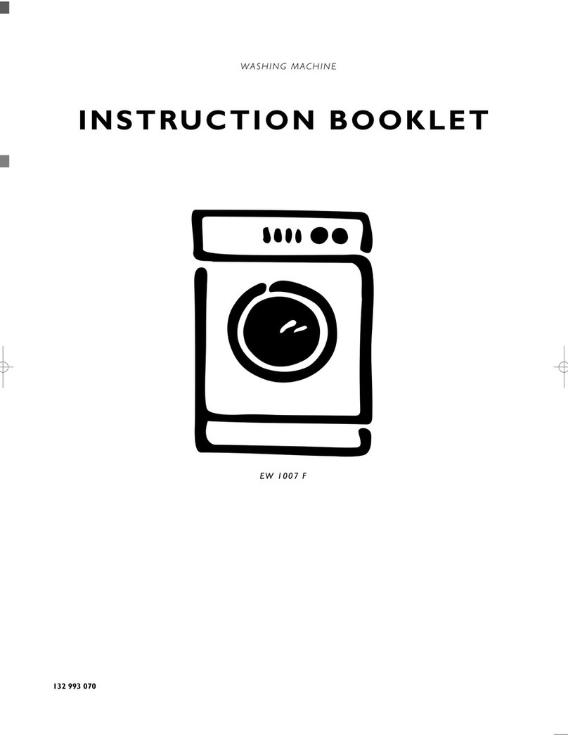 Electrolux EW 1007 F Instruction booklet
