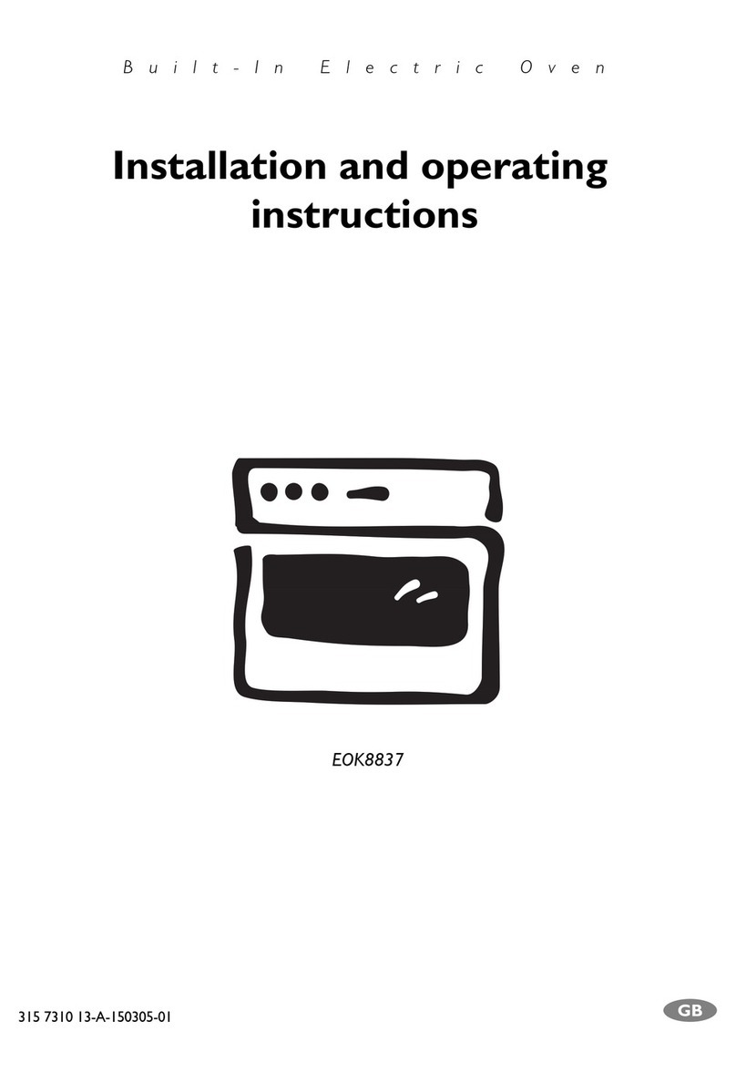 Electrolux EOK8837 User manual