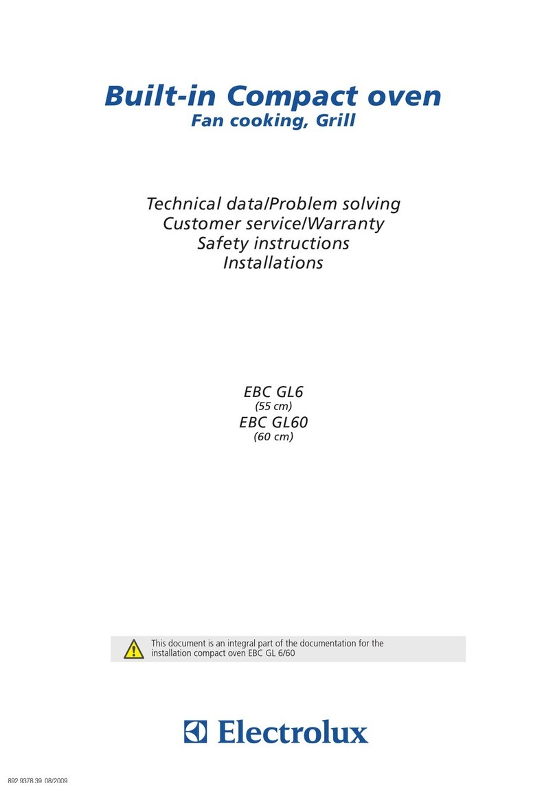 Electrolux EBC GL6 User manual Electrolux EBC GL6 User manual