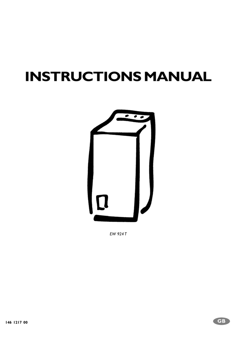 Electrolux EW 924 T User manual