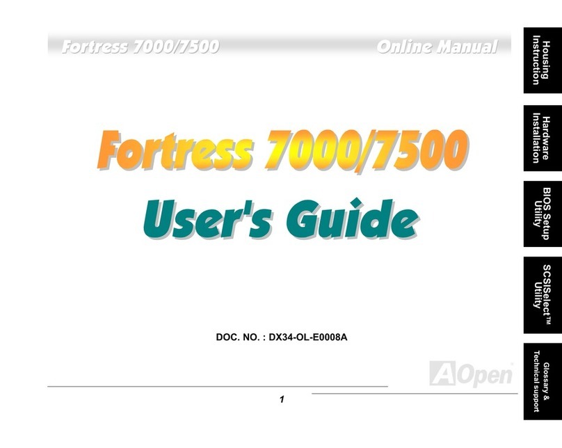 AOpen Fortress 7000 user guide
