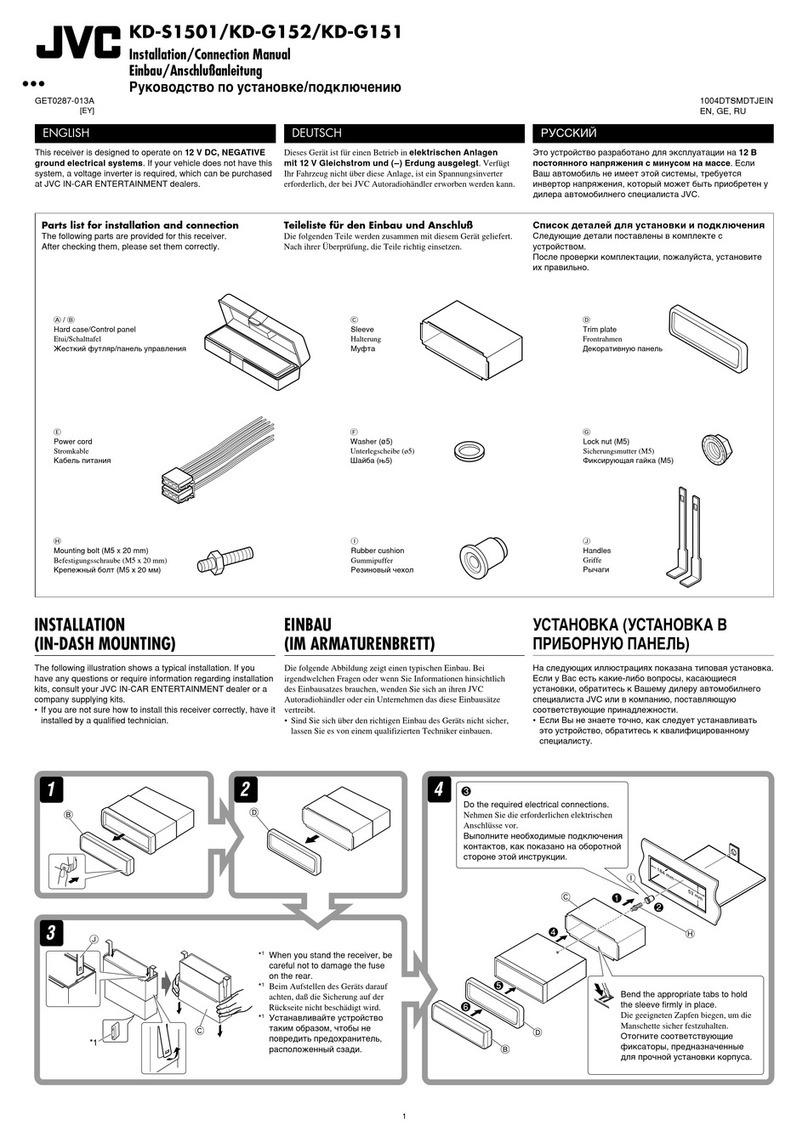 JVC KD-G151 Guide