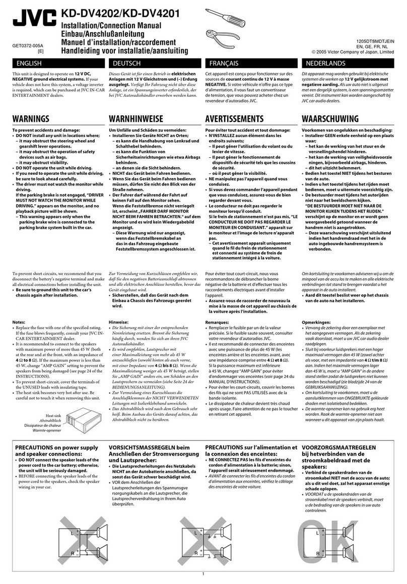 JVC KD-DV4202 Guide