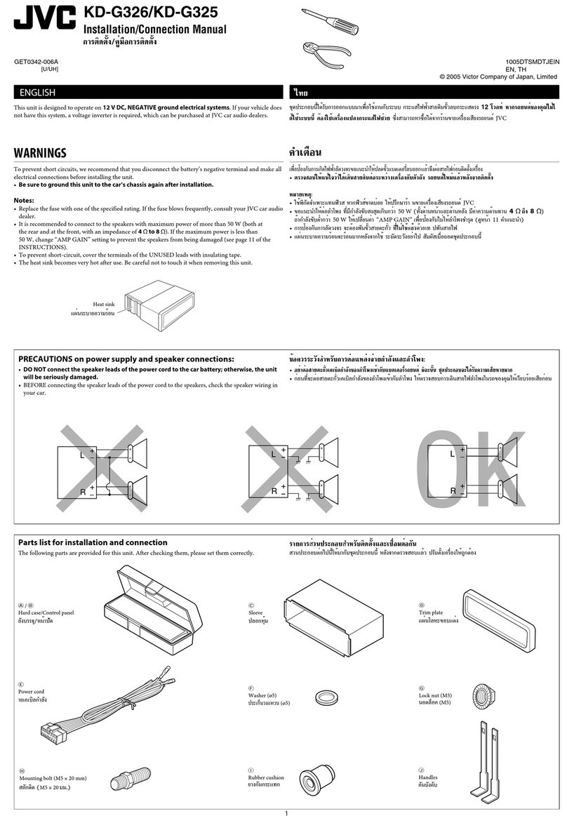 JVC KD-G326 Guide