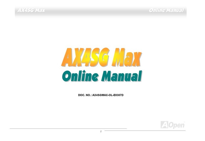 AOpen AX4SG WLAN User manual