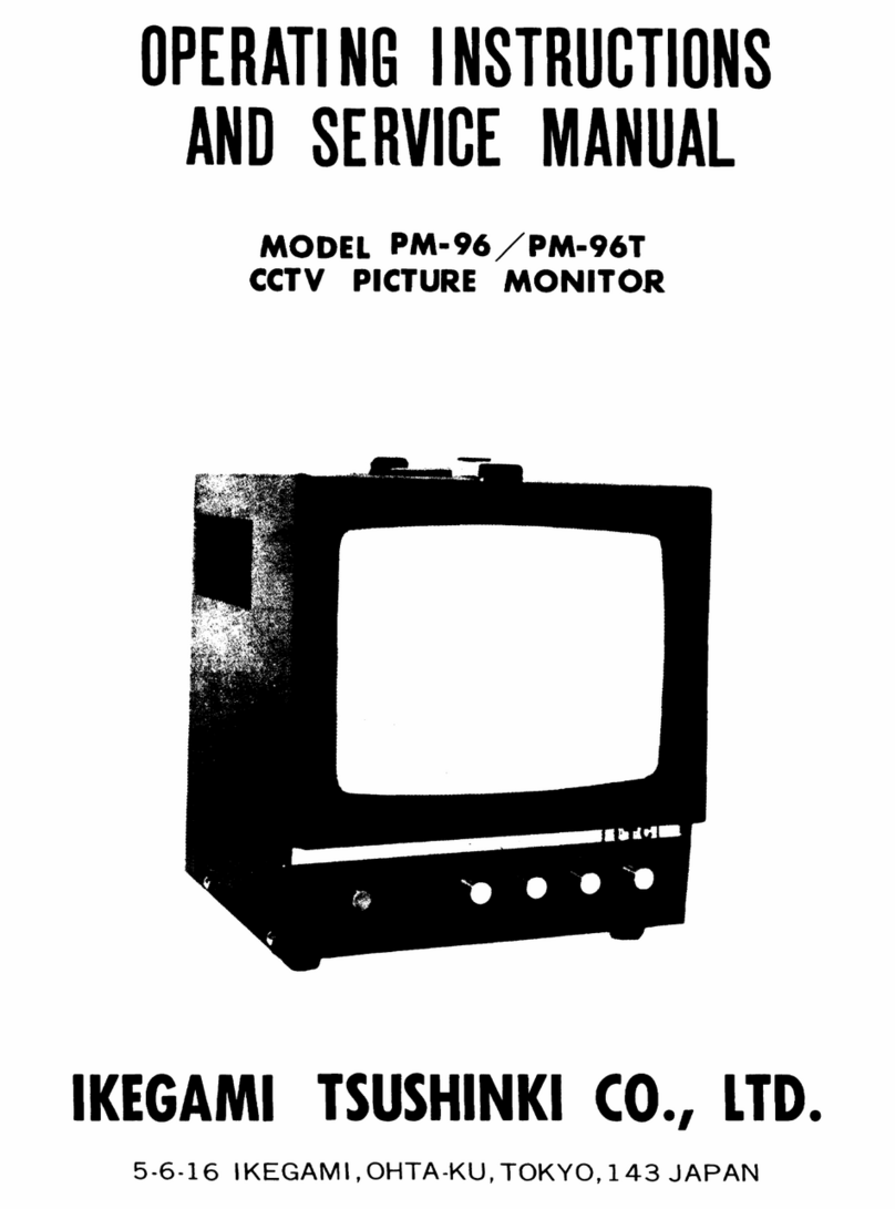 Ikegami PM-96 Troubleshooting guide