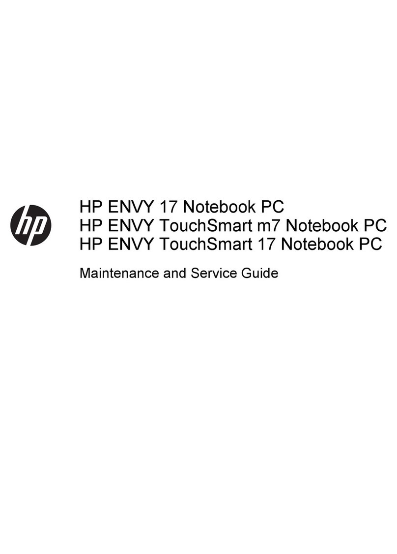 HP ENVY 17 Manual