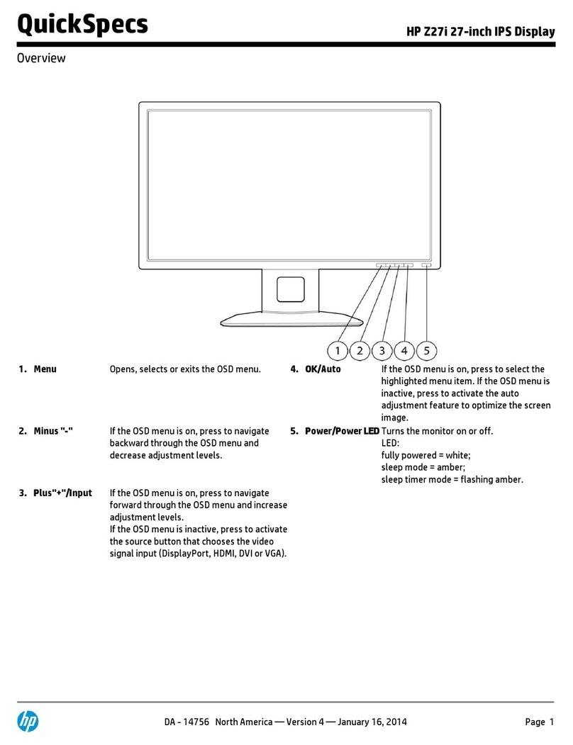 HP Z27i User manual HP Z27i User manual