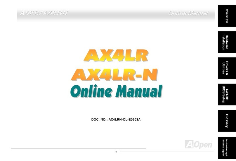 AOpen AX4LR manual&nbsp;