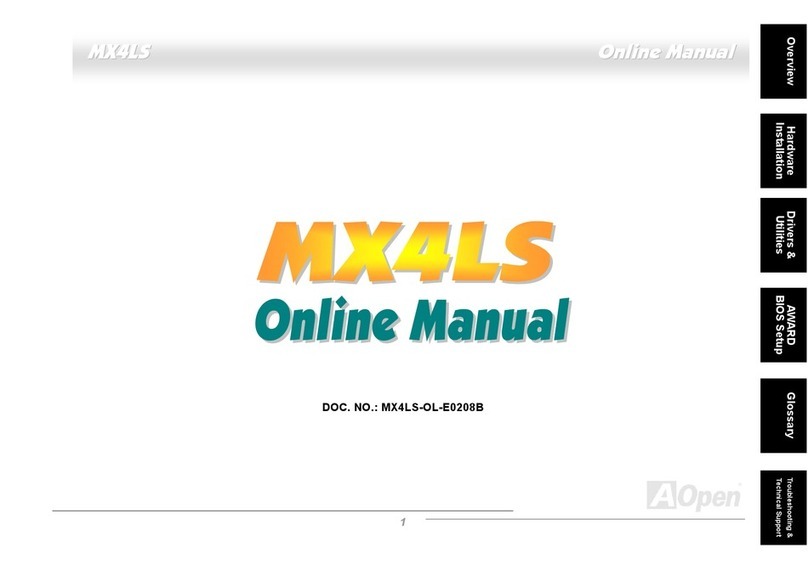 AOpen MX4LS manual&nbsp;