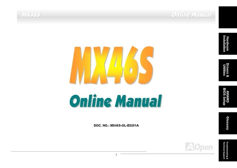 AOpen MX46S manual&nbsp;