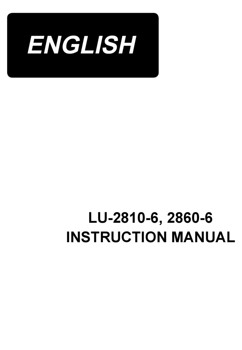 JUKI LU-2810-6 User manual JUKI LU-2810-6 User manual