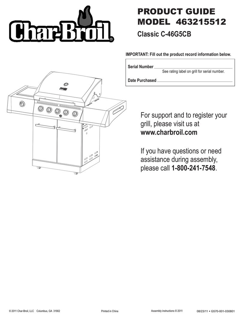 Char-Broil 463215512 Product guide