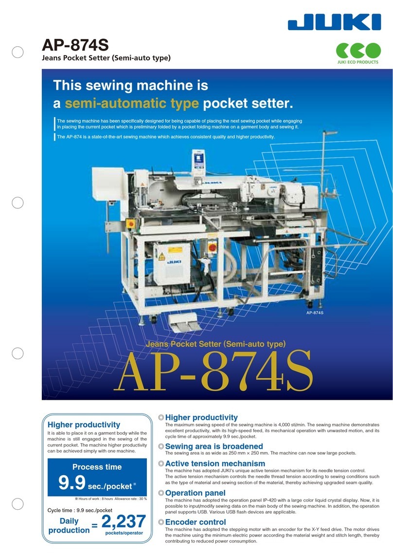 JUKI AP-874S User manual