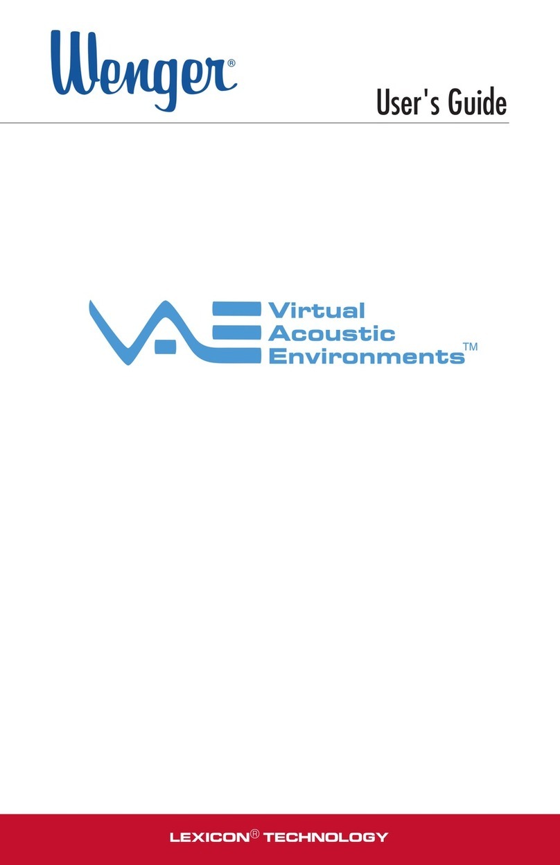 Wenger VAE user guide