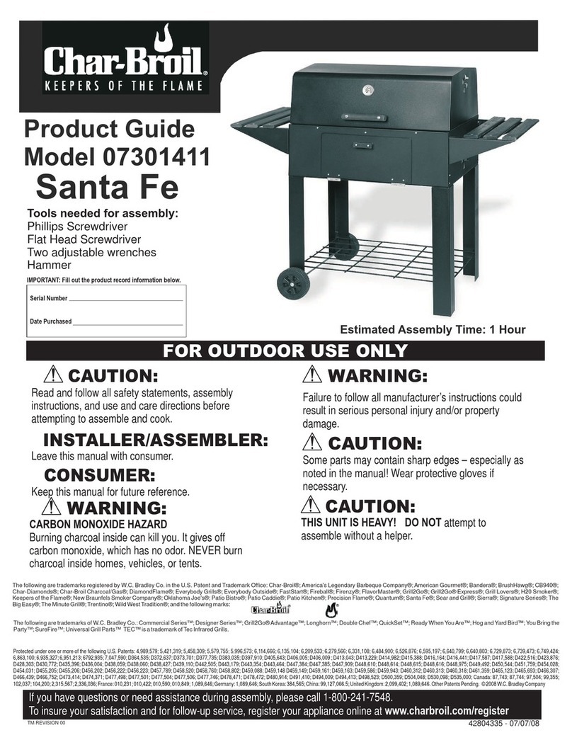 Char-Broil 7301411 User manual