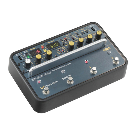 Korg SDD-3000 User manual