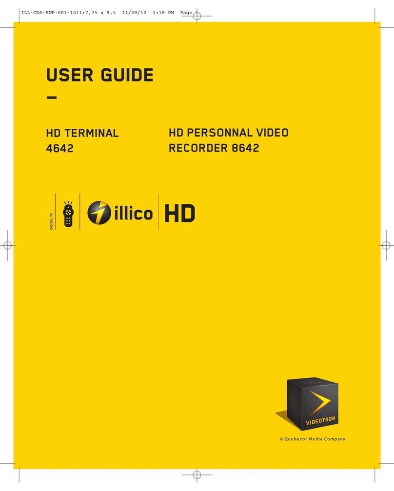 Videotron 8642 user guide