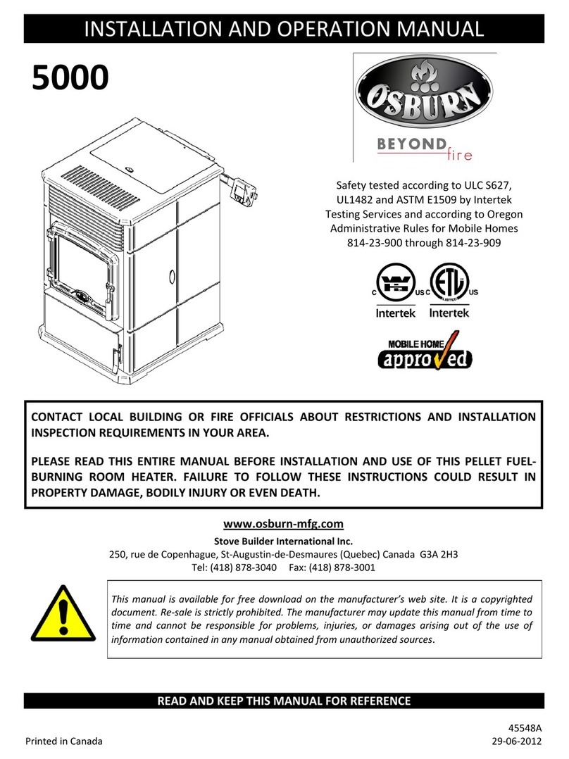 Osburn 5000 User manual