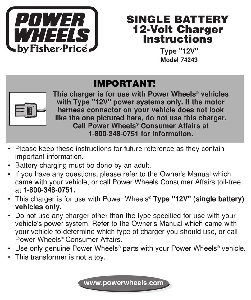 Power Wheels 74243 user manual