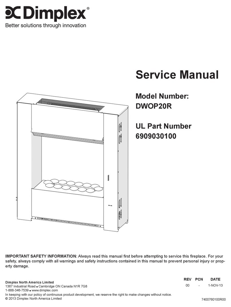 Dimplex DWOP20R Service manual