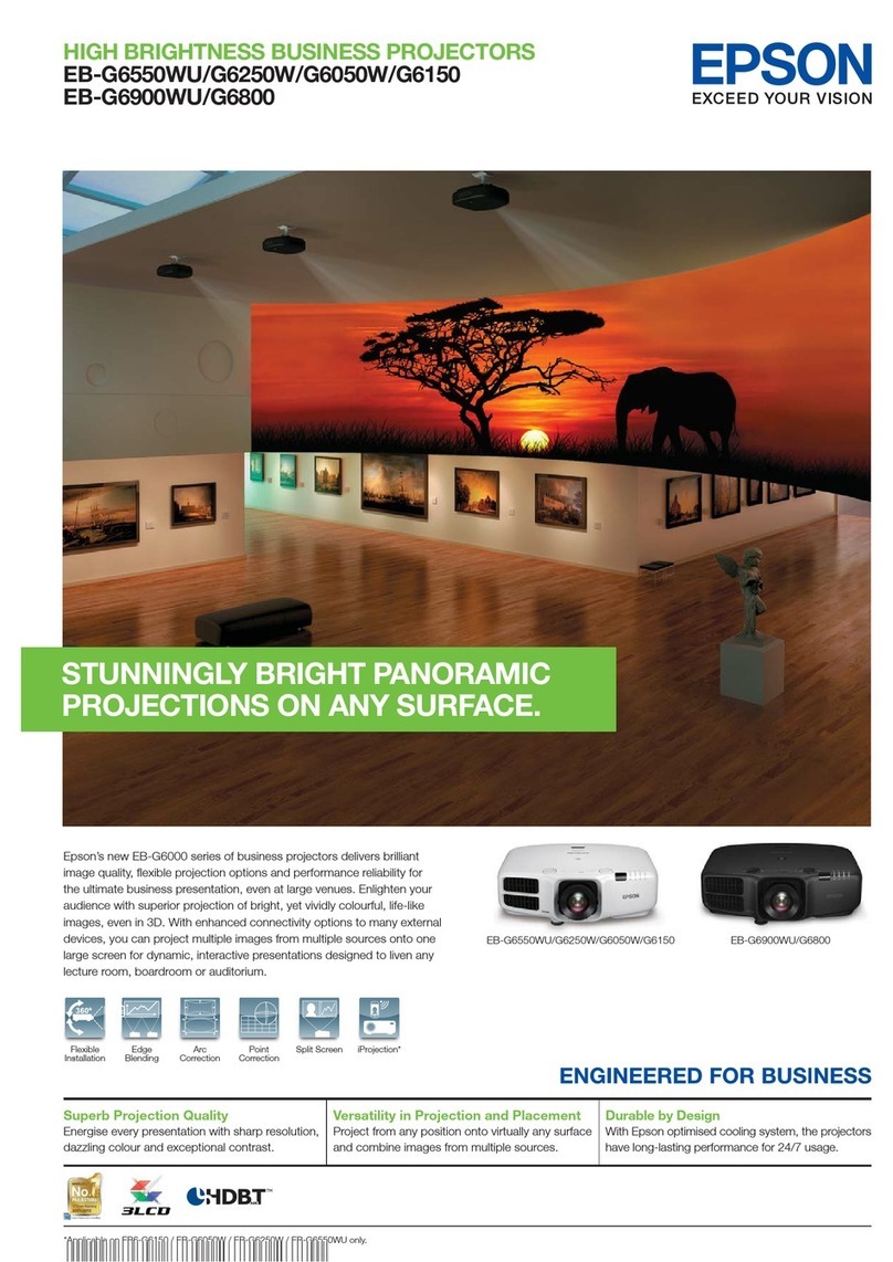 Epson EB-G6550WU  Guide Configuration guide