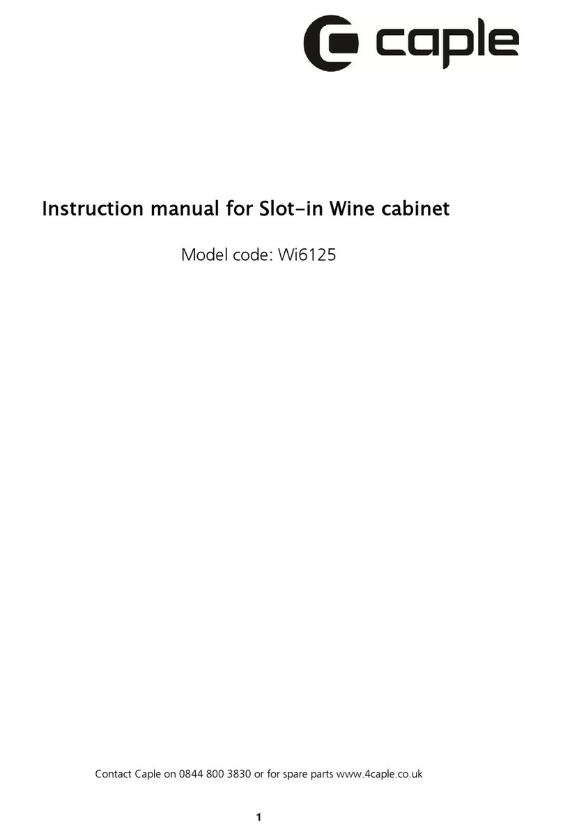 Caple Wi6125 User manual