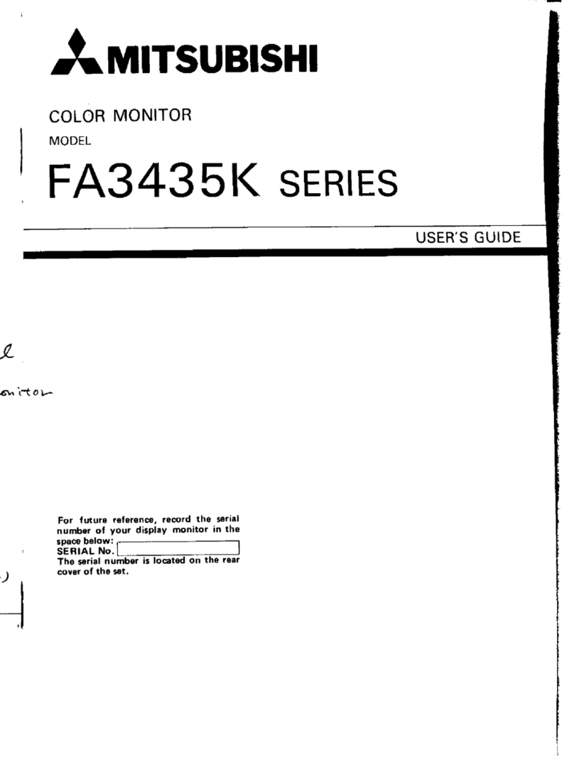 NEC FA3435K series User manual