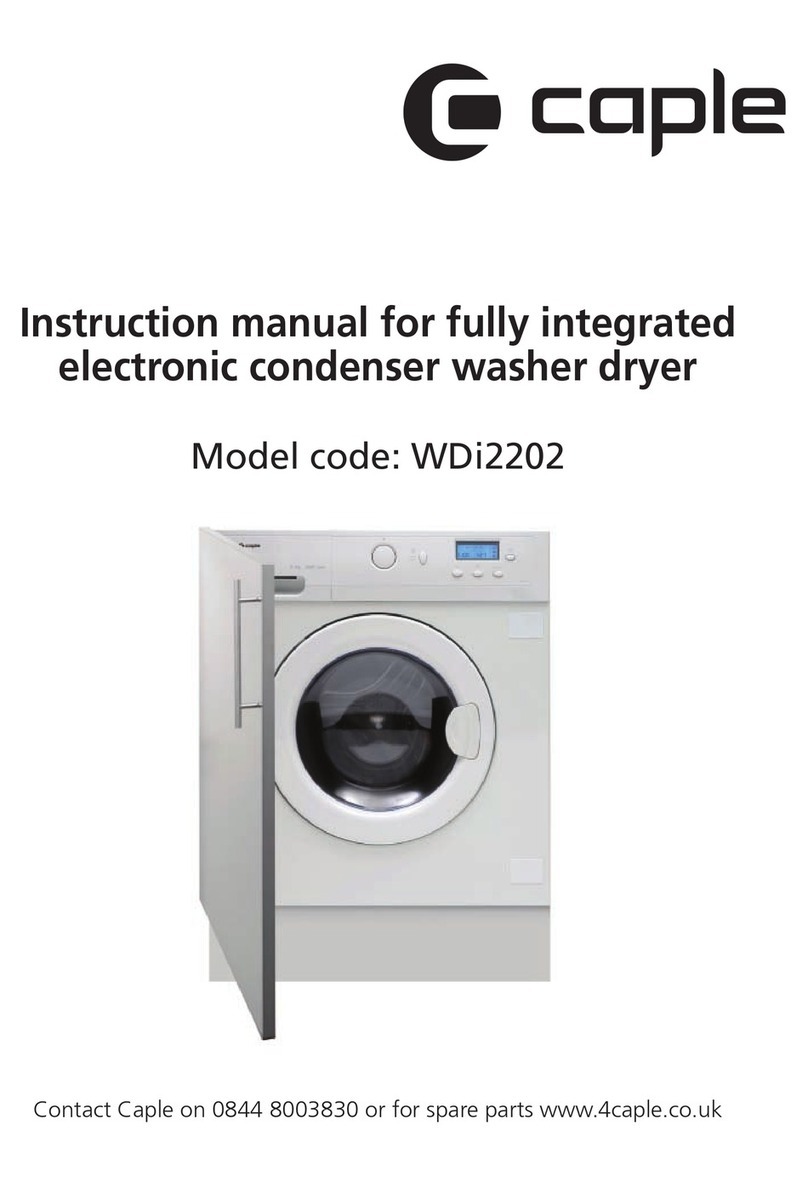 Caple WDi2202 User manual