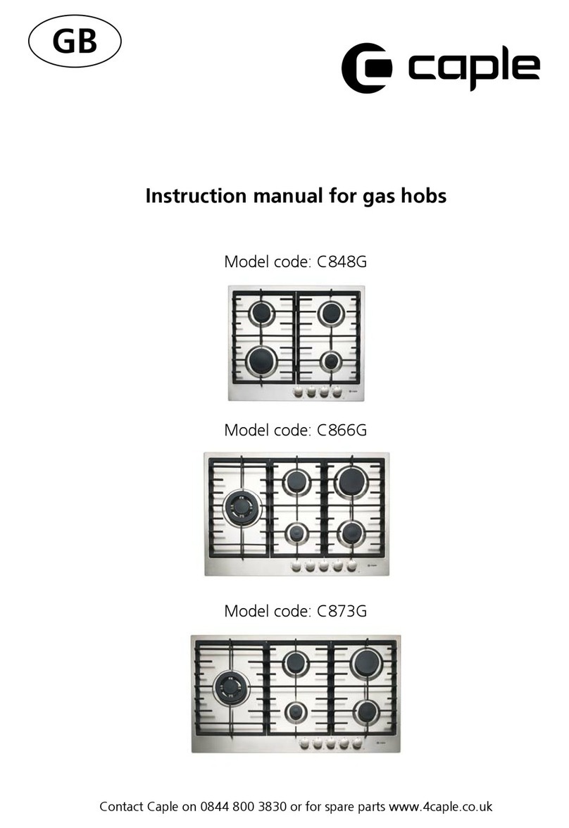 Caple C848G User manual